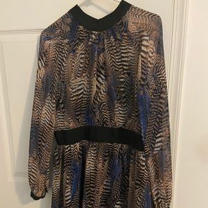 Animal print dress